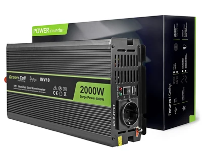 GREEN CELL PRZETWORNICA INV10 12V-230V 2000W/4000W