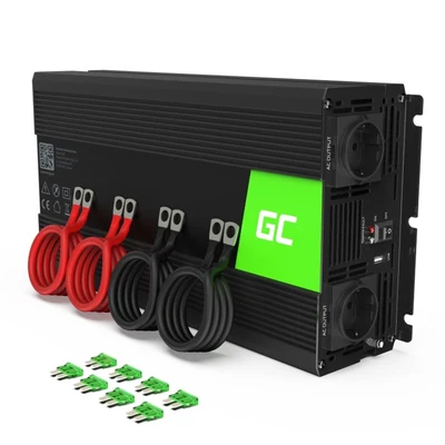 GREEN CELL PRZETWORNICA INV15 12V-230V 3000W/6000W