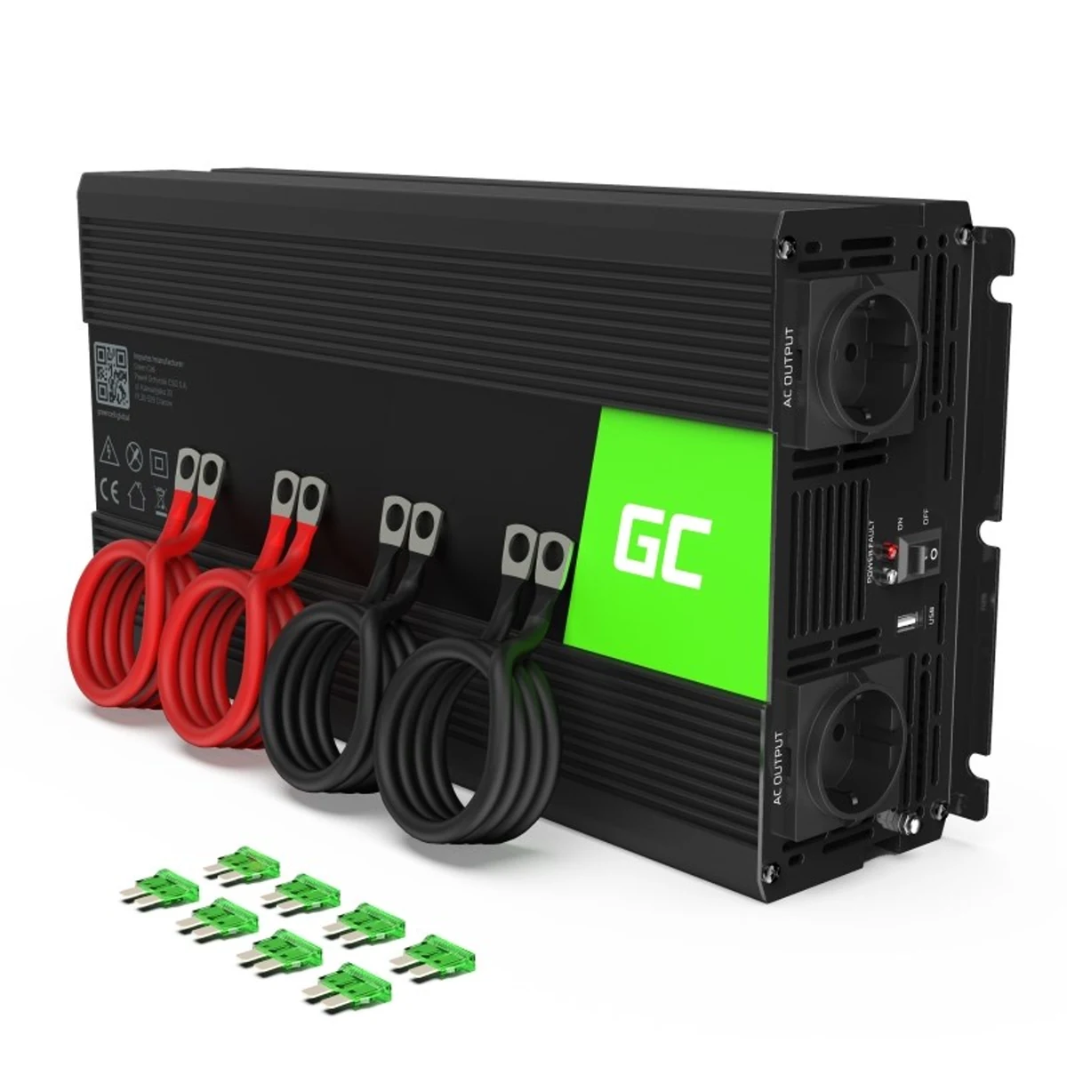 GREEN CELL PRZETWORNICA INV20 24V-230V 2000W/4000W