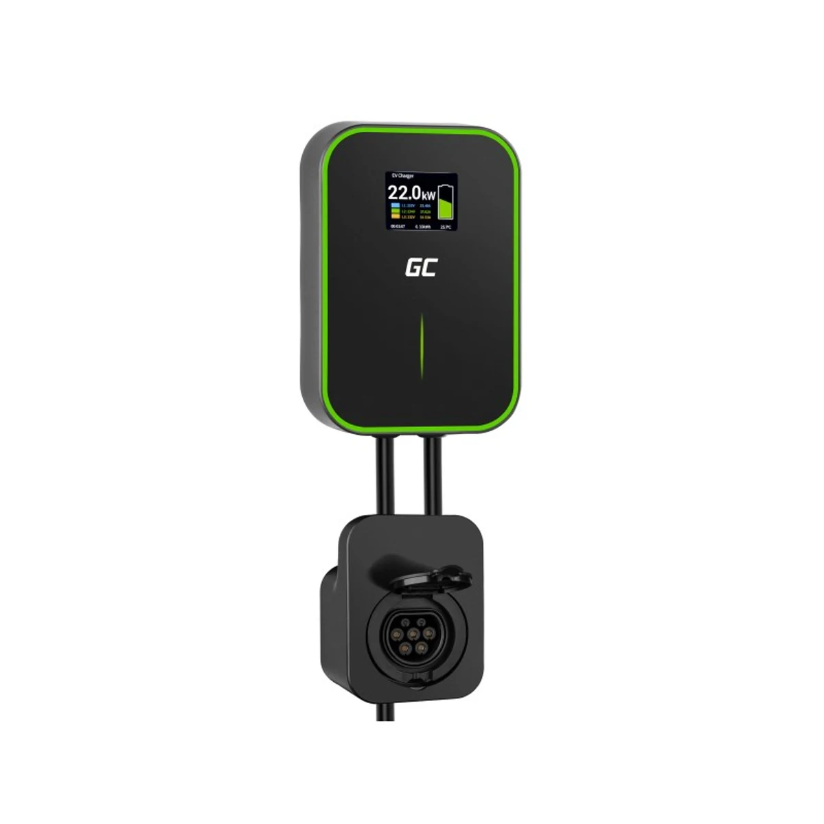 Green Cell Wallbox EV PowerBox 22kW RFID