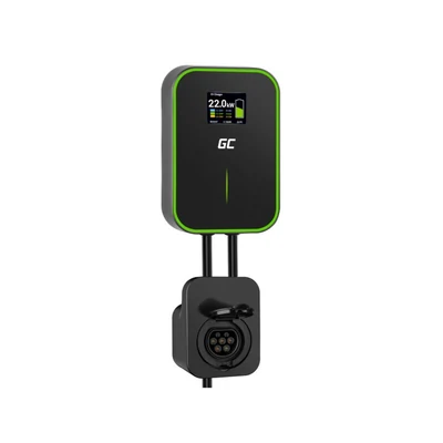 Stacja ładowania Green Cell Wallbox EV PowerBox 22kW z czytnikiem RFID