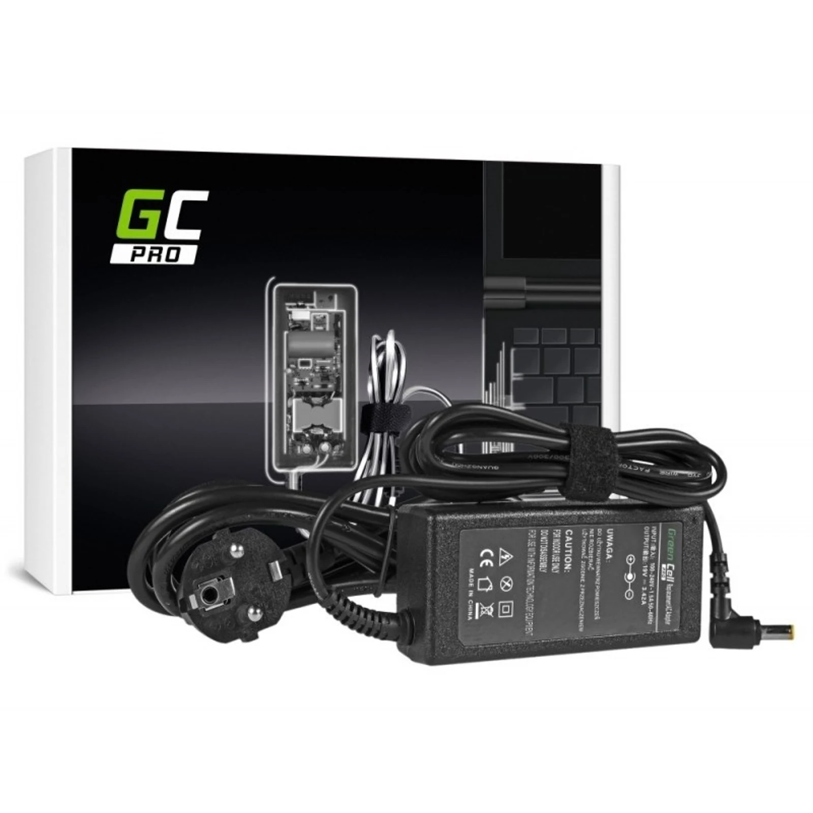 GREEN CELL ZASILACZ AD01P ACER 19V 3,42A 65W — zdjęcie 1 z 5