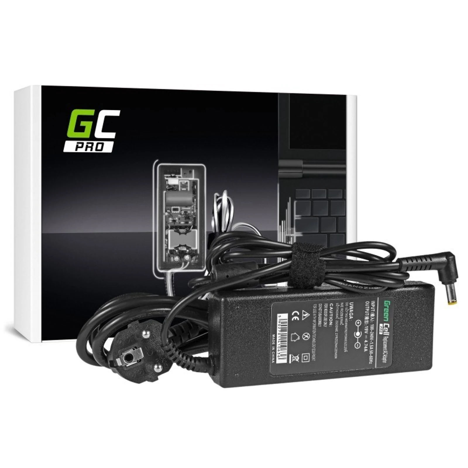 GREEN CELL ZASILACZ AD02P ACER 19V 4.74A 90W — zdjęcie 1 z 5