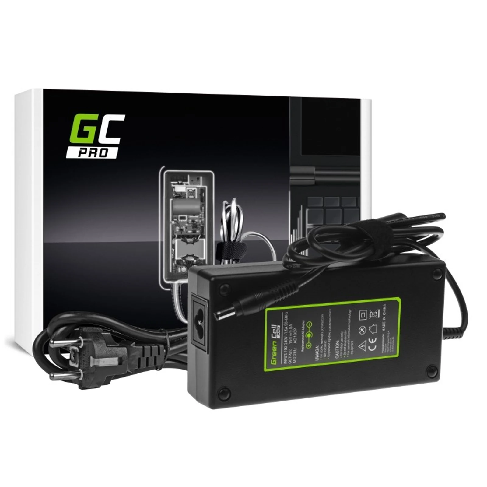 GREEN CELL ZASILACZ AD100P ASUS 19.5V 9.5A 180W — zdjęcie 1 z 5