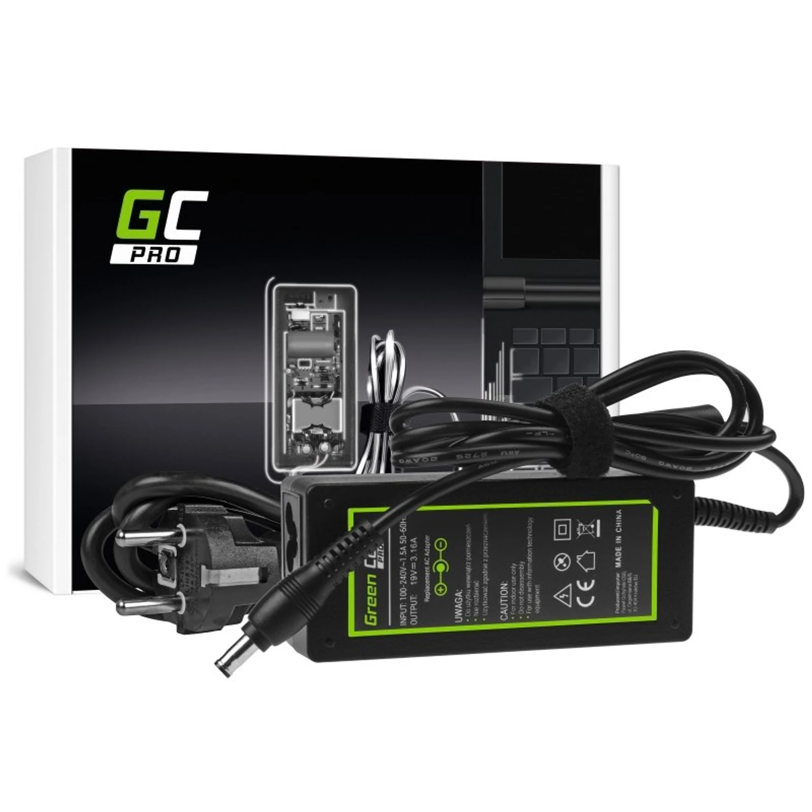 GREEN CELL ZASILACZ AD20P SAMSUNG 19V 3.16A 60W — zdjęcie 1 z 5