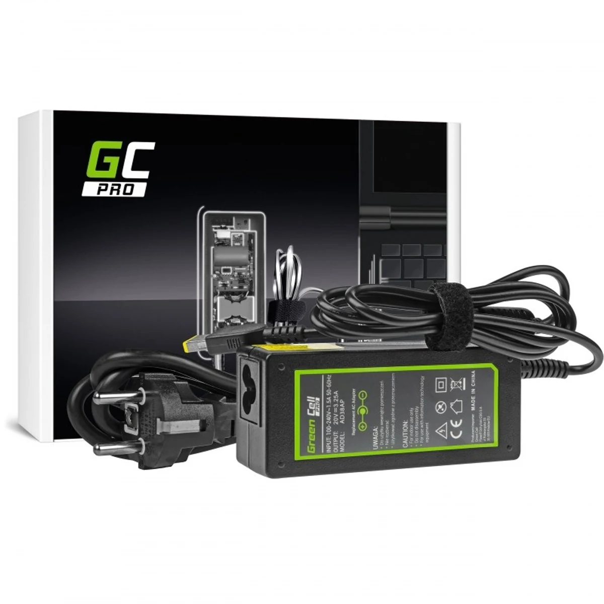 GREEN CELL ZASILACZ AD38AP LENOVO 65W