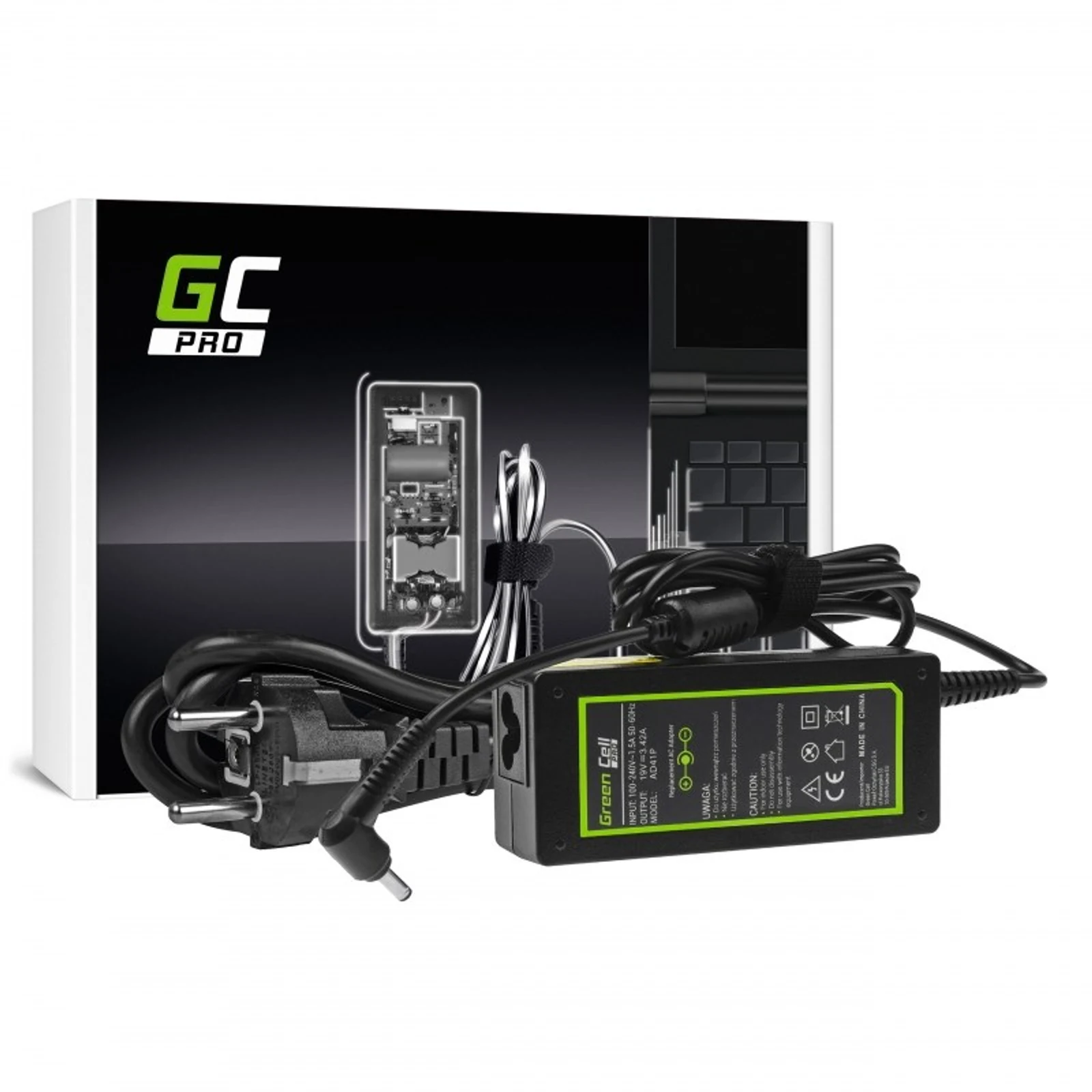 GREEN CELL ZASILACZ AD41P ASUS 65W — zdjęcie 1 z 5