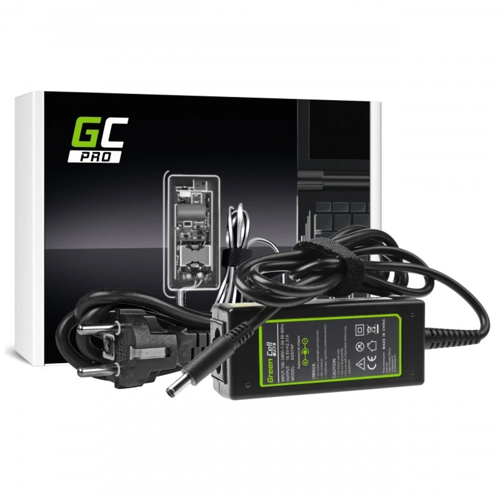 GREEN CELL ZASILACZ AD57AP DELL 19.5V 2.31A 45W — zdjęcie 1 z 5