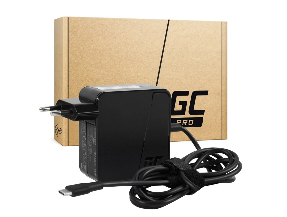 GREEN CELL ZASILACZ USB-C 65W POWER DELIVERY
