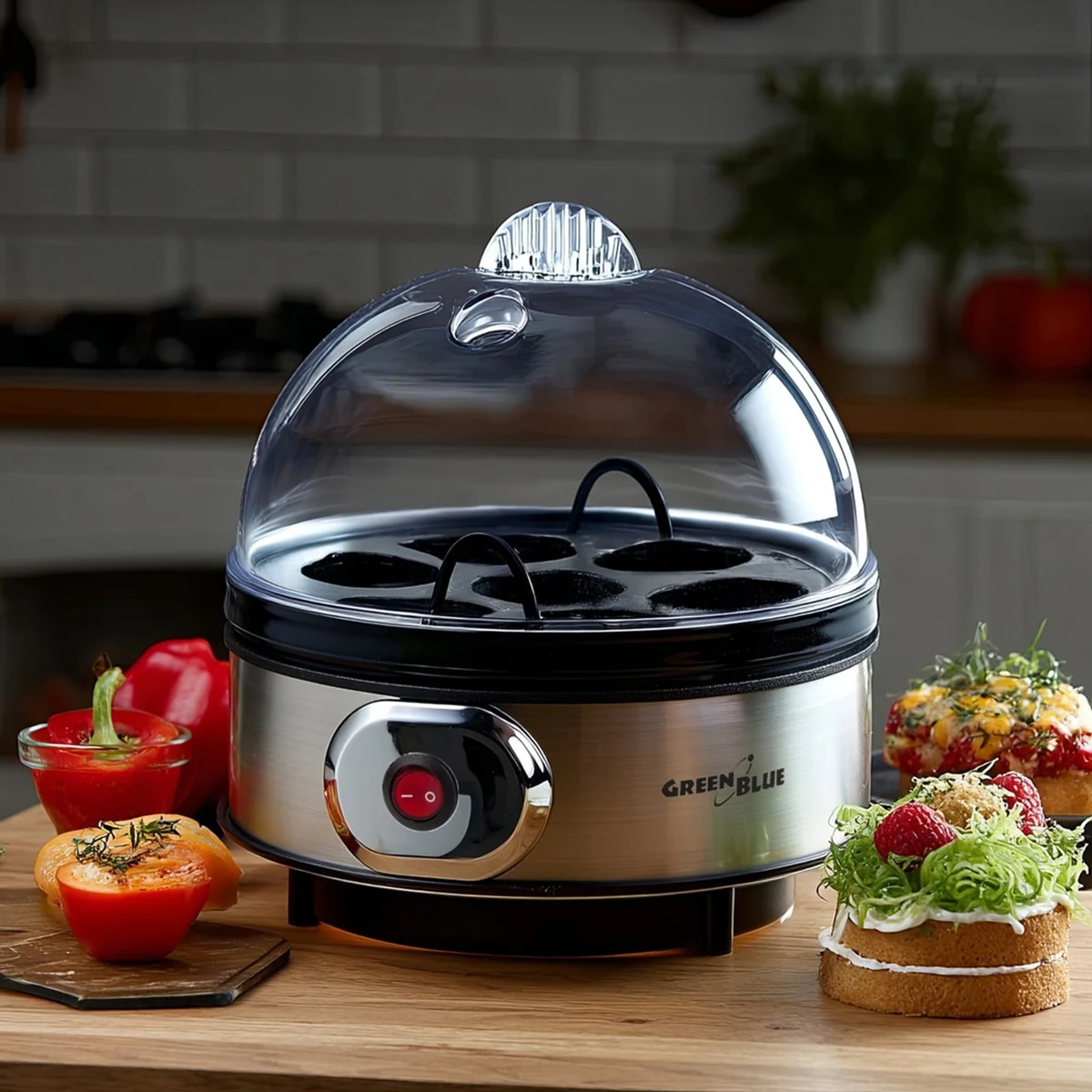 GREENBLUE AUTOMATYCZNY JAJOWAR GB572, 400W, 7 JAJ