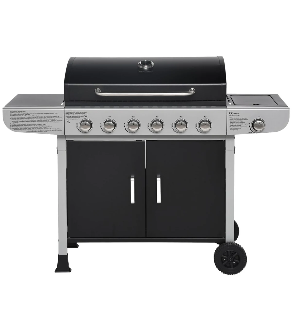 Grill gazowy Ravanson GO-6 15,1 kW [Typ] Grill gazowy [Marka] Ravanson [Model] GO-6 [kluczowe spec] 15,1 kW