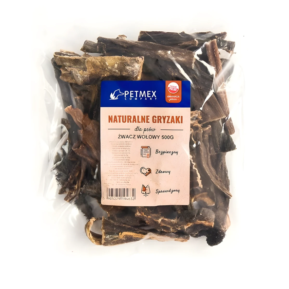 Gryzak PETMEX Żwacz wołowy 500g