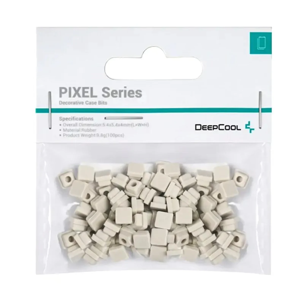 Gumowe nakładki DeepCool PIXEL GY [Typ] Gumowe nakładki [Marka] DeepCool [Model] PIXEL GY [kluczowe spec] - dekoracyjne, LED, kolorowe