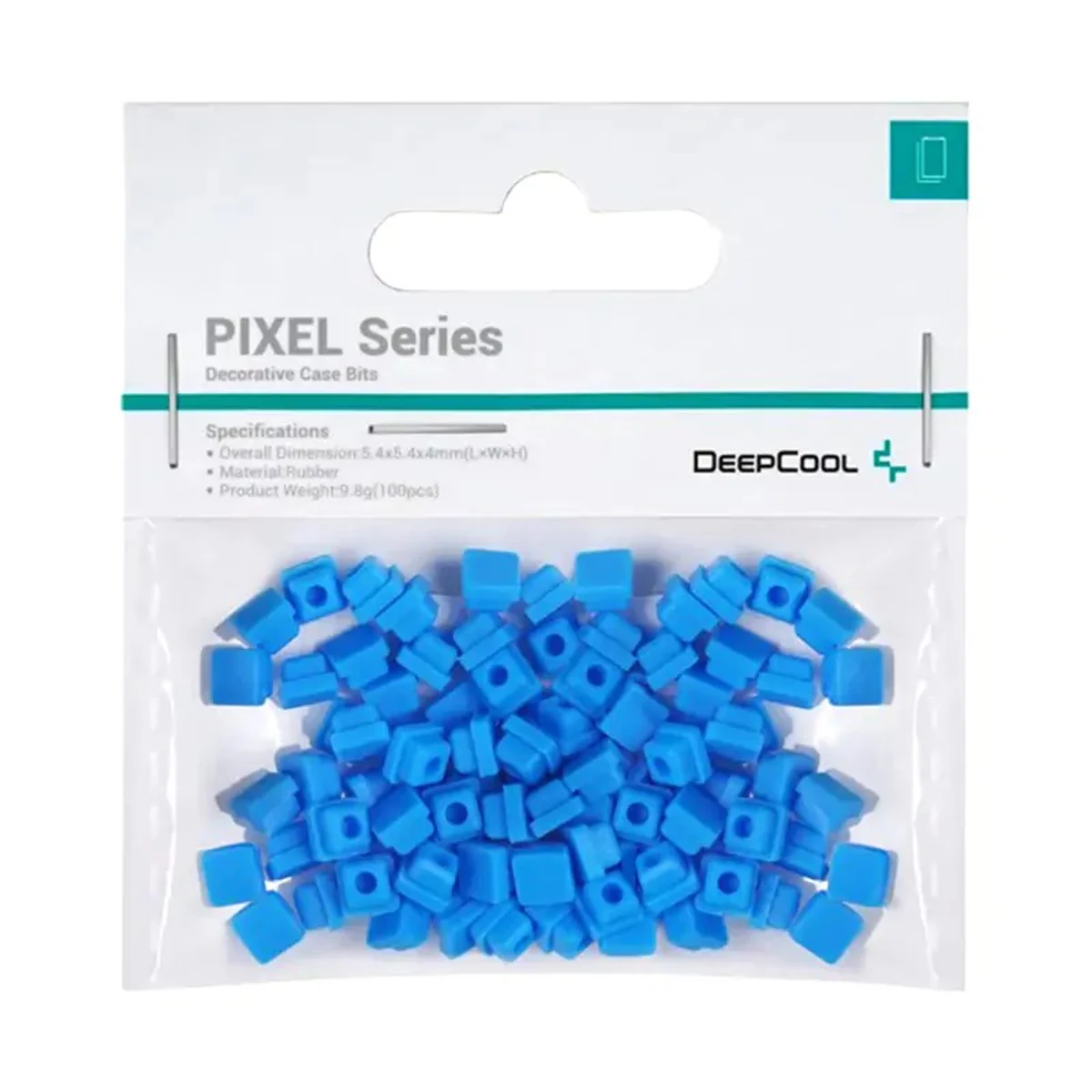 Gumowe Końcówki DeepCool PIXEL BU Niebieskie