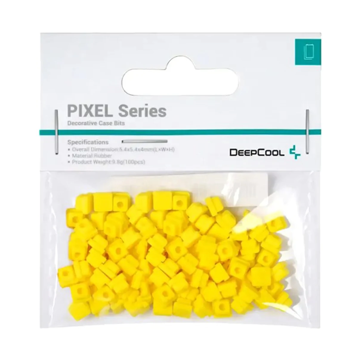 Gumowe Końcówki DeepCool PIXEL YE - Uniwersalne, öölt