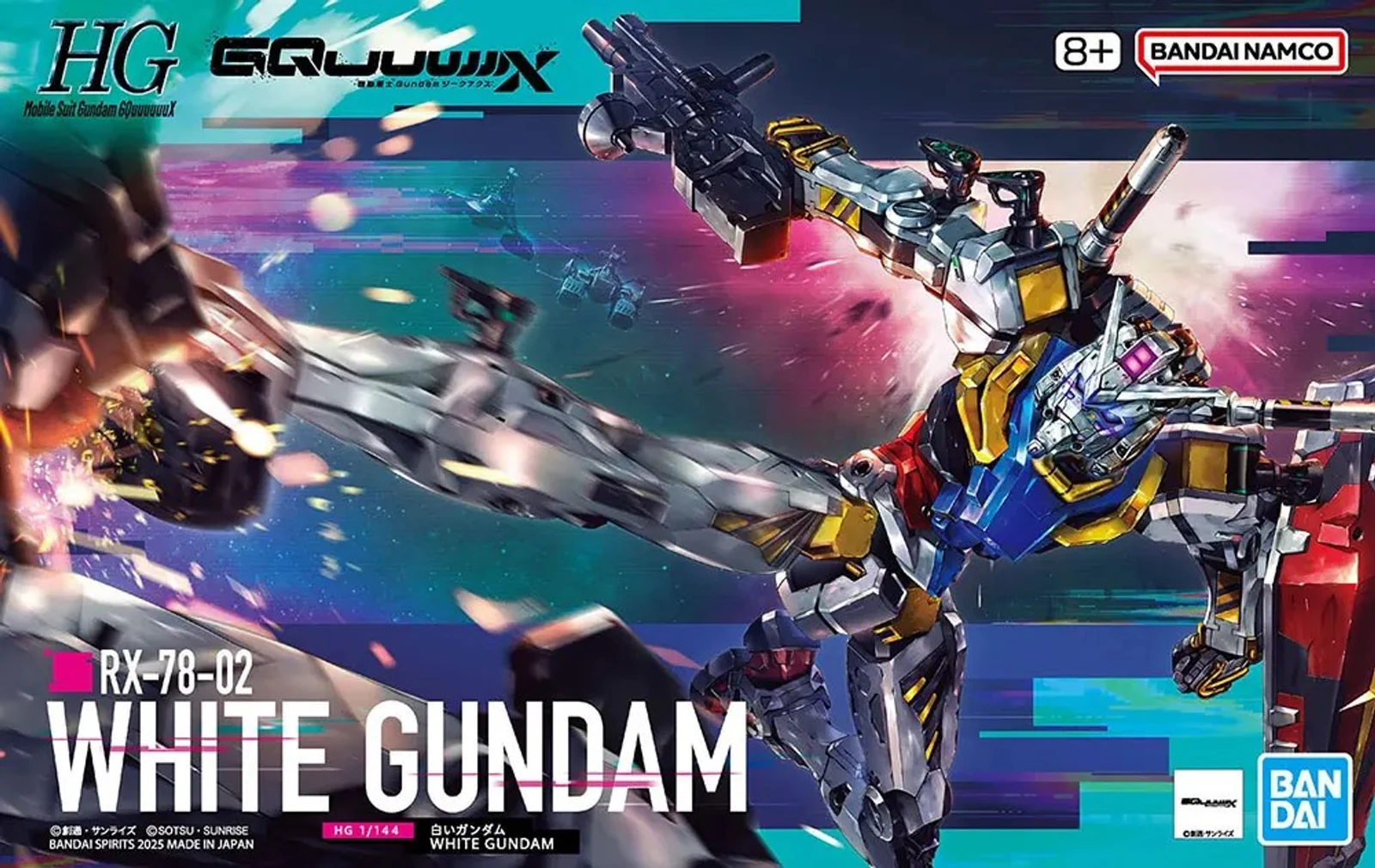 Model Kolekcjonerski RX-78-02 White Gundam 1/144 — zdjęcie 1 z 7