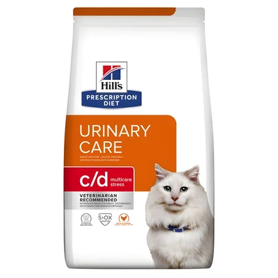 Hill's c/d Multicare dla kotów z kurczakiem 3 kg - karma sucha wspierająca zdrowie dróg moczowych i redukująca stres