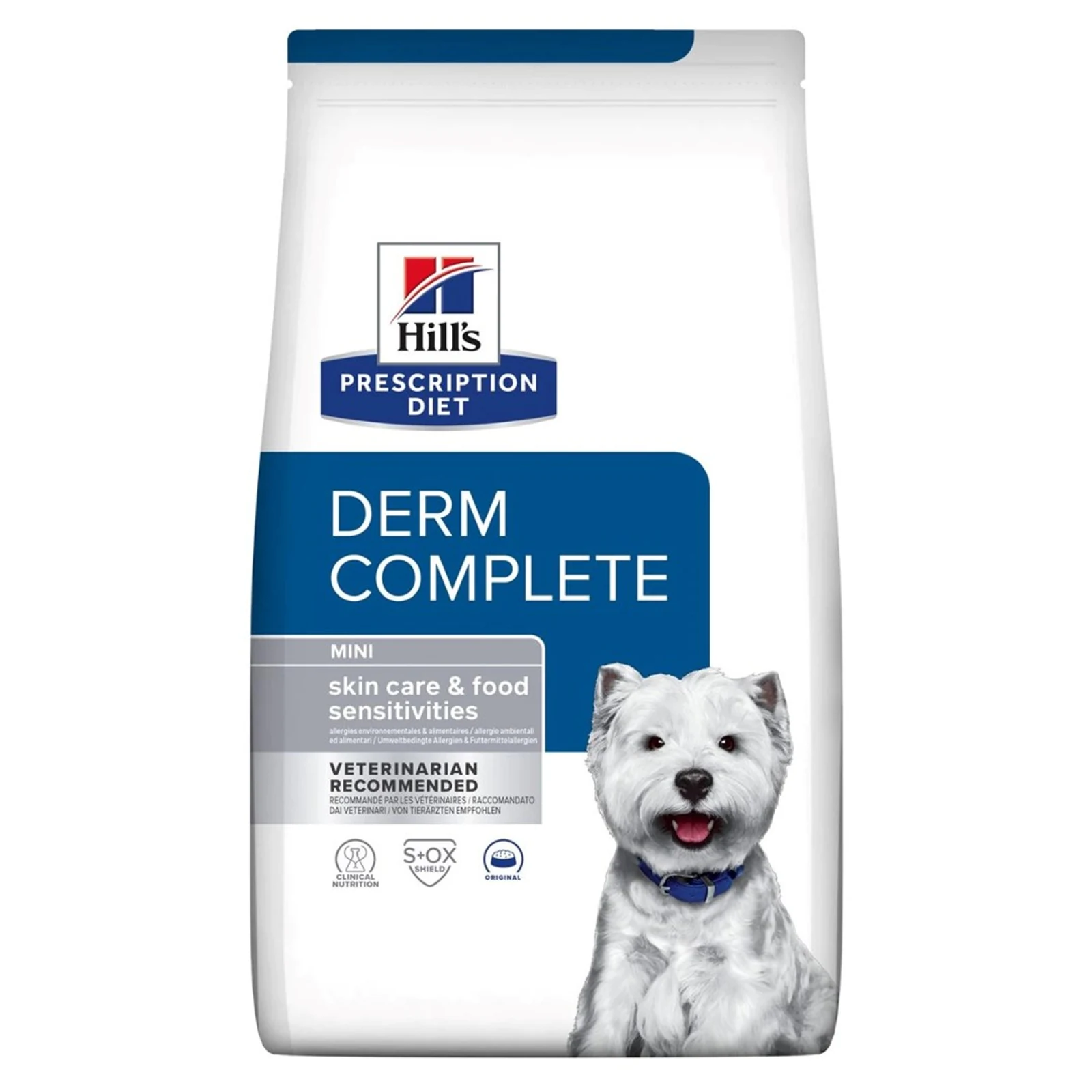 HILL'S Derm Complete Mini Canine - Sucha Karma 1 kg