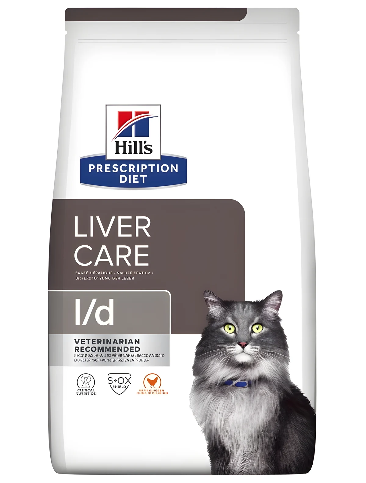 Hill's PD l/d - Karma sucha dla kota z problemami wątrobowymi, z kurczakiem, 1.5 kg