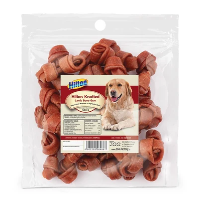 HILTON Kość wiązana z jagnięciną 6 cm - gryzak 500 g