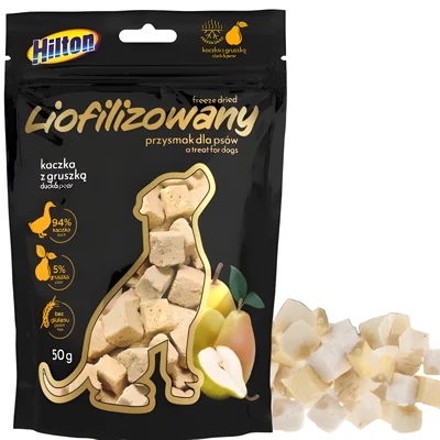 Przysmak liofilizowany Hilton z kaczką i gruszką 50g