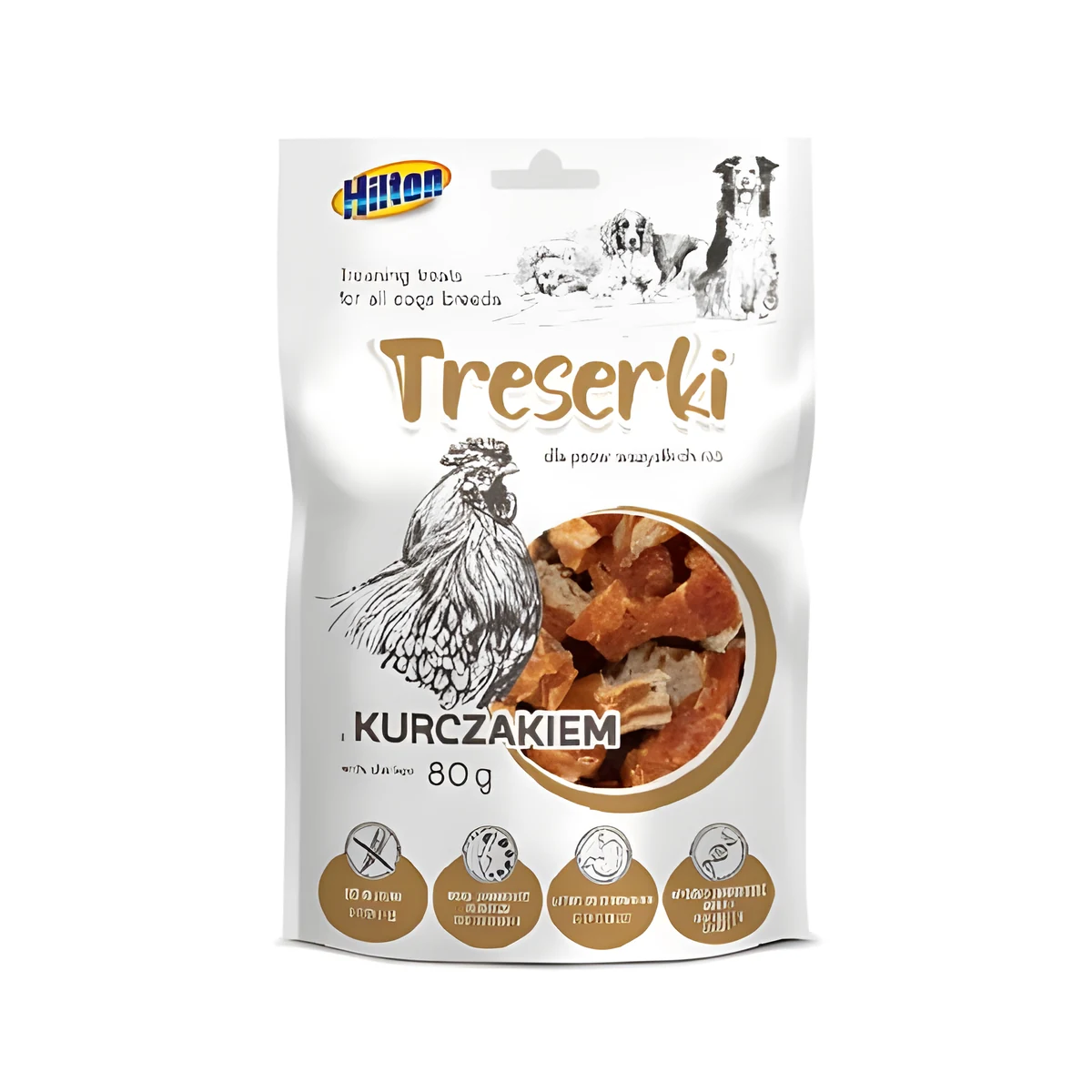 Hilton mięsne treserki z kurczakiem 80g