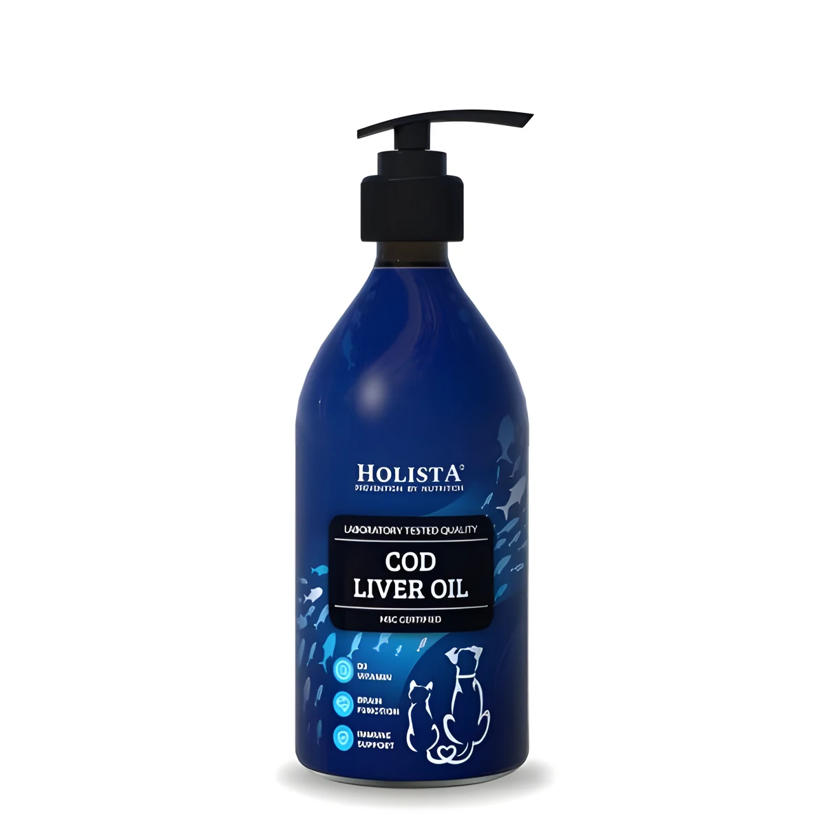 Olej z wątroby dorsza Holista 500ml - suplement diety