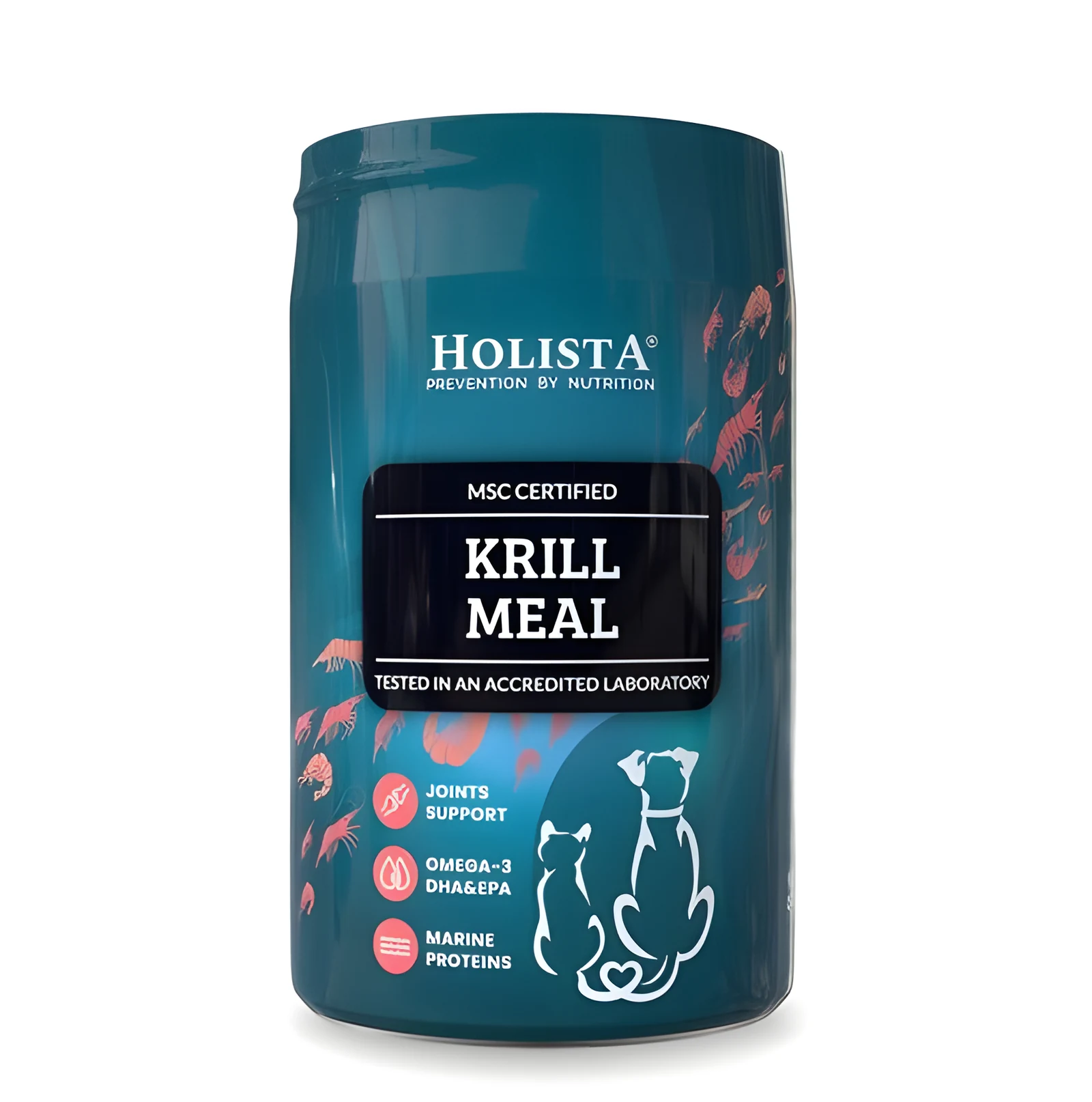 Holista Kryl dla Psa i Kota - Suplement z Krylem 100g