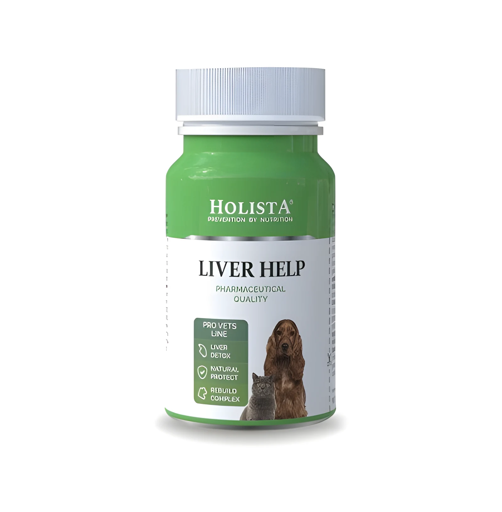 Holista Liver Help - Wsparcie dla wątroby 90 tabletek (bez cukru i soi)