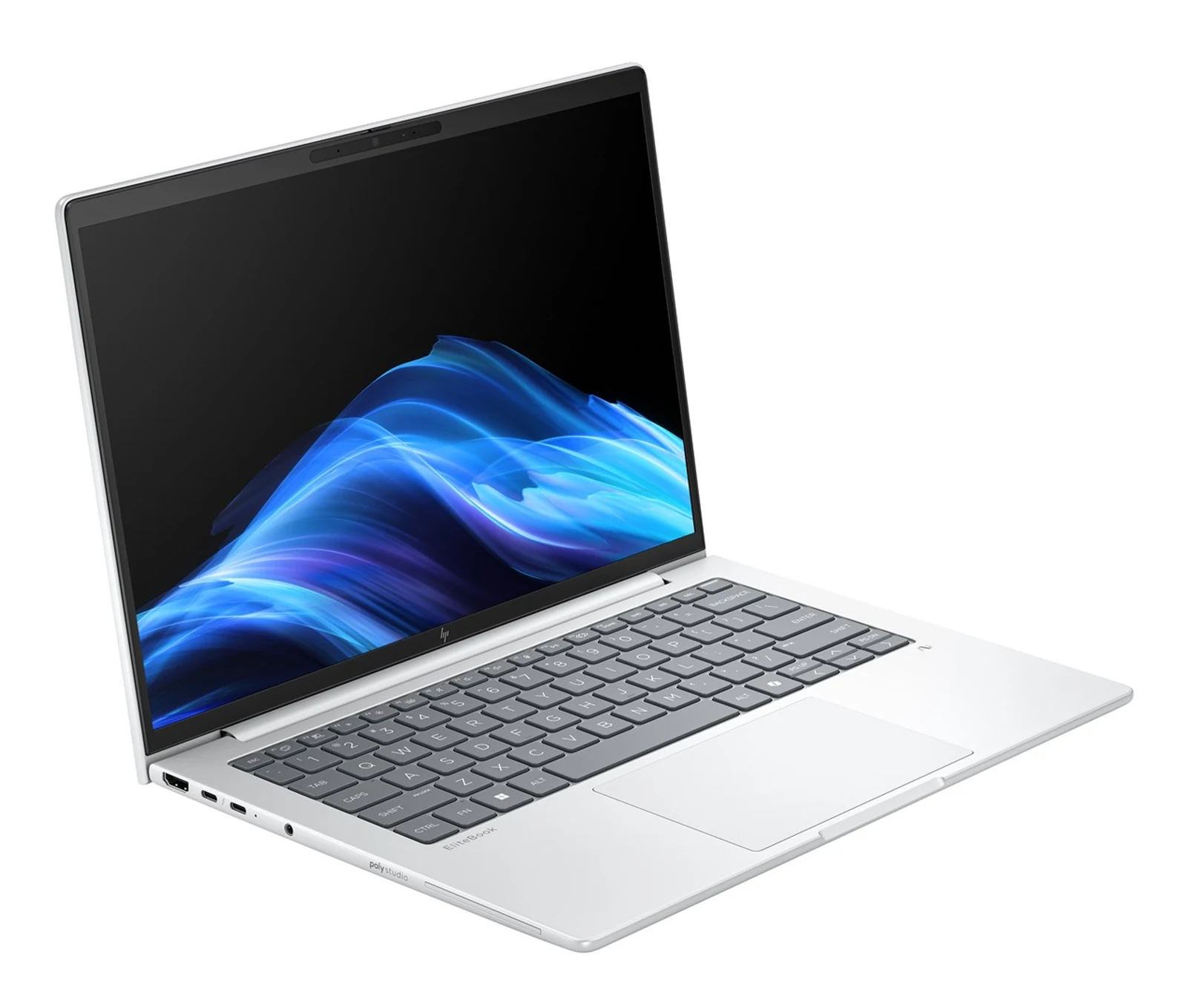 HP EliteBook 8 G1i Ultra 7 255U 14"WUXGA 400nits AG LBL 32GB DDR5 5600 SSD512 Intel Arc Cam 5MP+IR+ISP 62Wh W11Pro Glacier Silver Aluminium 3Y OnSite — zdjęcie 1 z 8