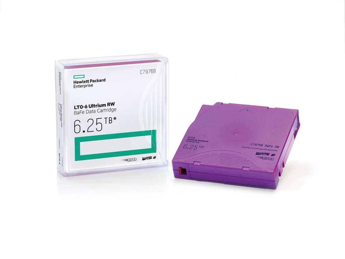 Taśma do streamera HPE LTO-6 Ultrium 6.25TB, zapisywalna