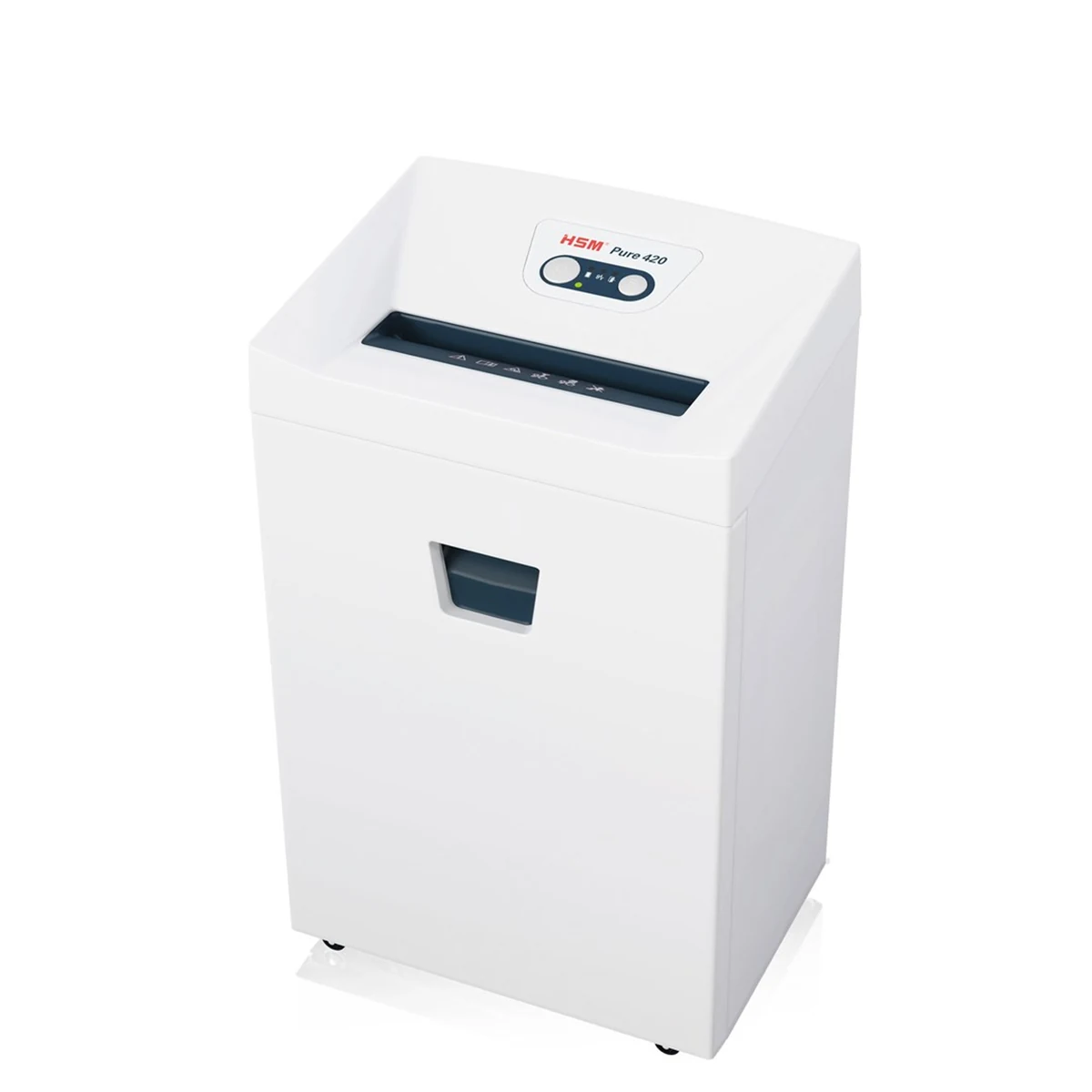 HSM Niszczarka Pure 420, 35L Biała