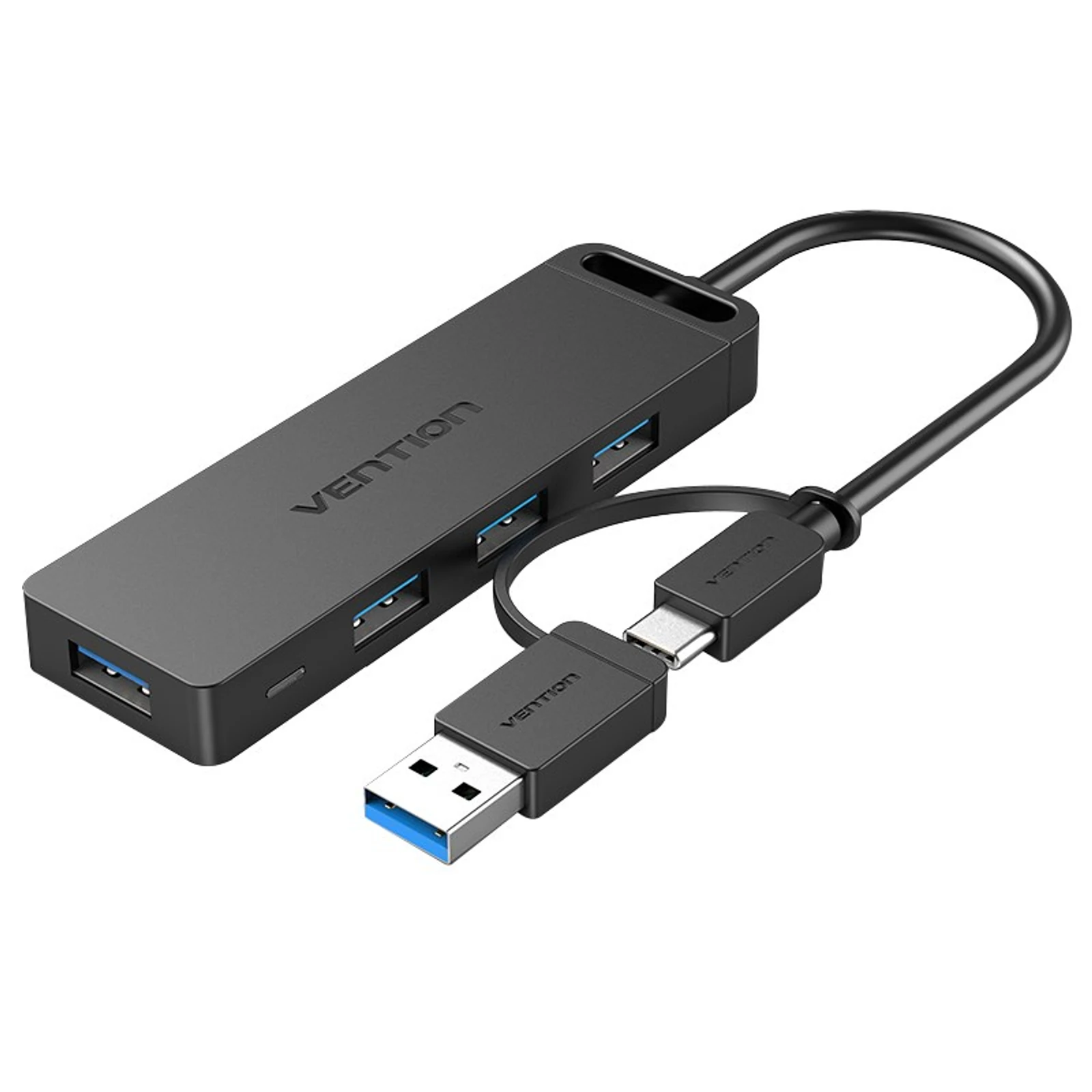 Hub USB-C 5w1 Vention z adapterem USB-C do USB-A