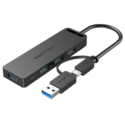 Hub USB-C 5w1 Vention z adapterem USB-C do USB-A