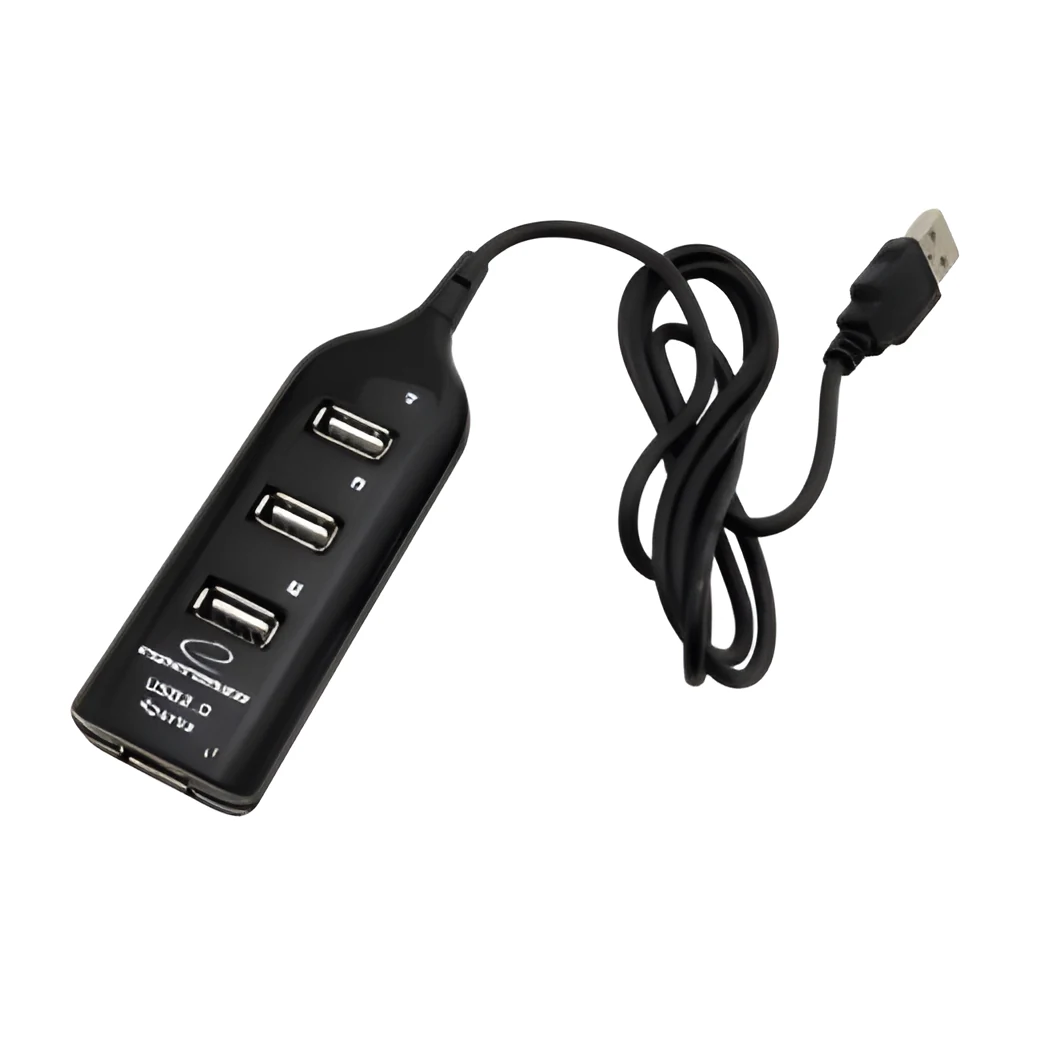 Hub Esperanza EA116, 4x USB 2.0, czarny