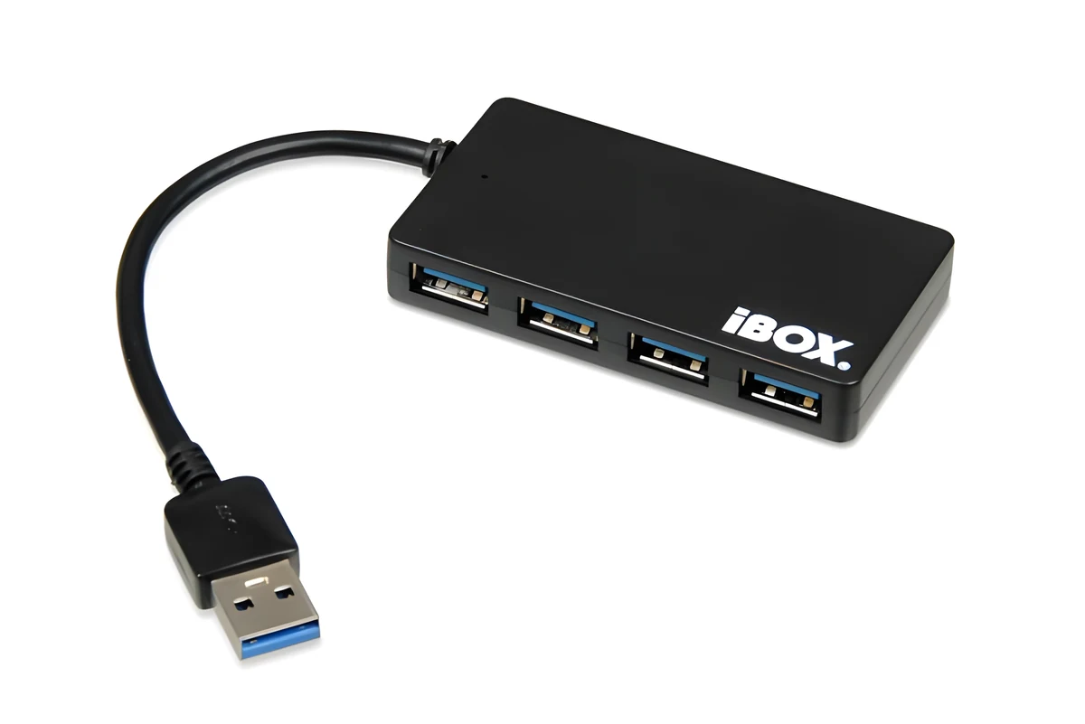 Hub IBOX USB 3.0 CZARNY 4-PORTY IUH3F56