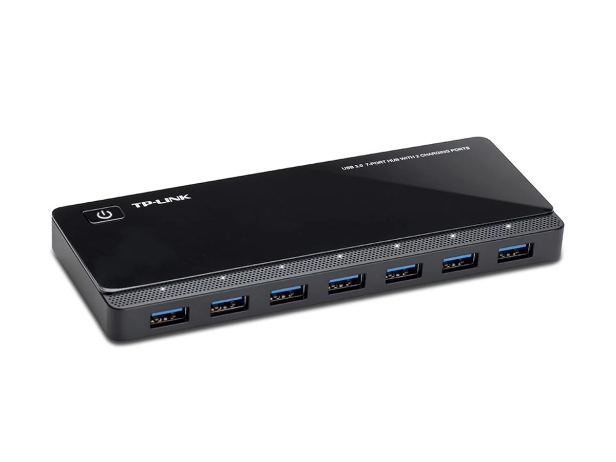 Hub USB TP-Link UH720, 7 portów USB 3.0, czarny