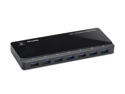 Hub USB TP-Link UH720, 7 portów USB 3.0, czarny
