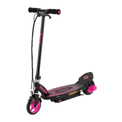 Hulajnoga elektryczna Razor E90 Power Core, różowo-czarna