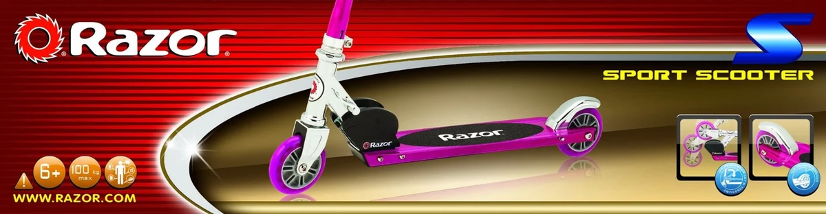 Hulajnoga Razor Sport S, Różowa