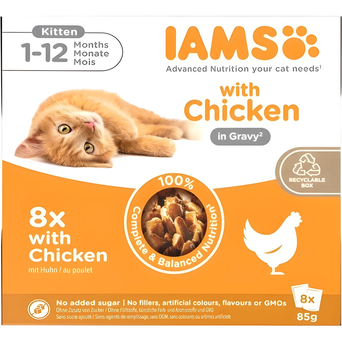 IAMS Delights Kitten in Gravy 8x85g