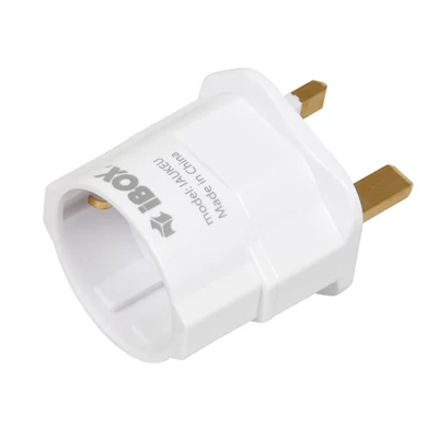 Adapter zasilania IBOX IAUKEU - gniazdo UK na EU