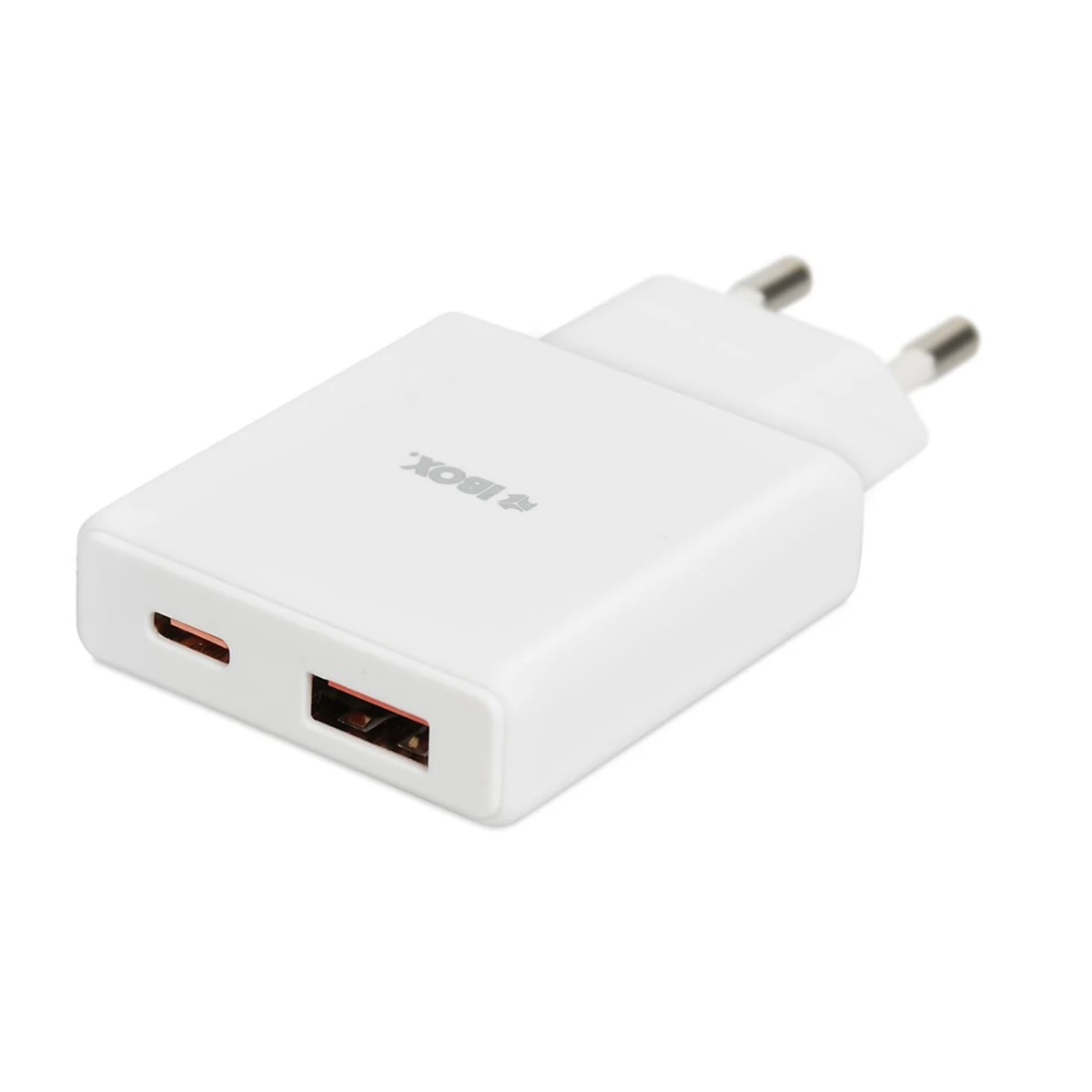 Ładowarka sieciowa USB-C IBOX C-43 PD 30W Slim, biała