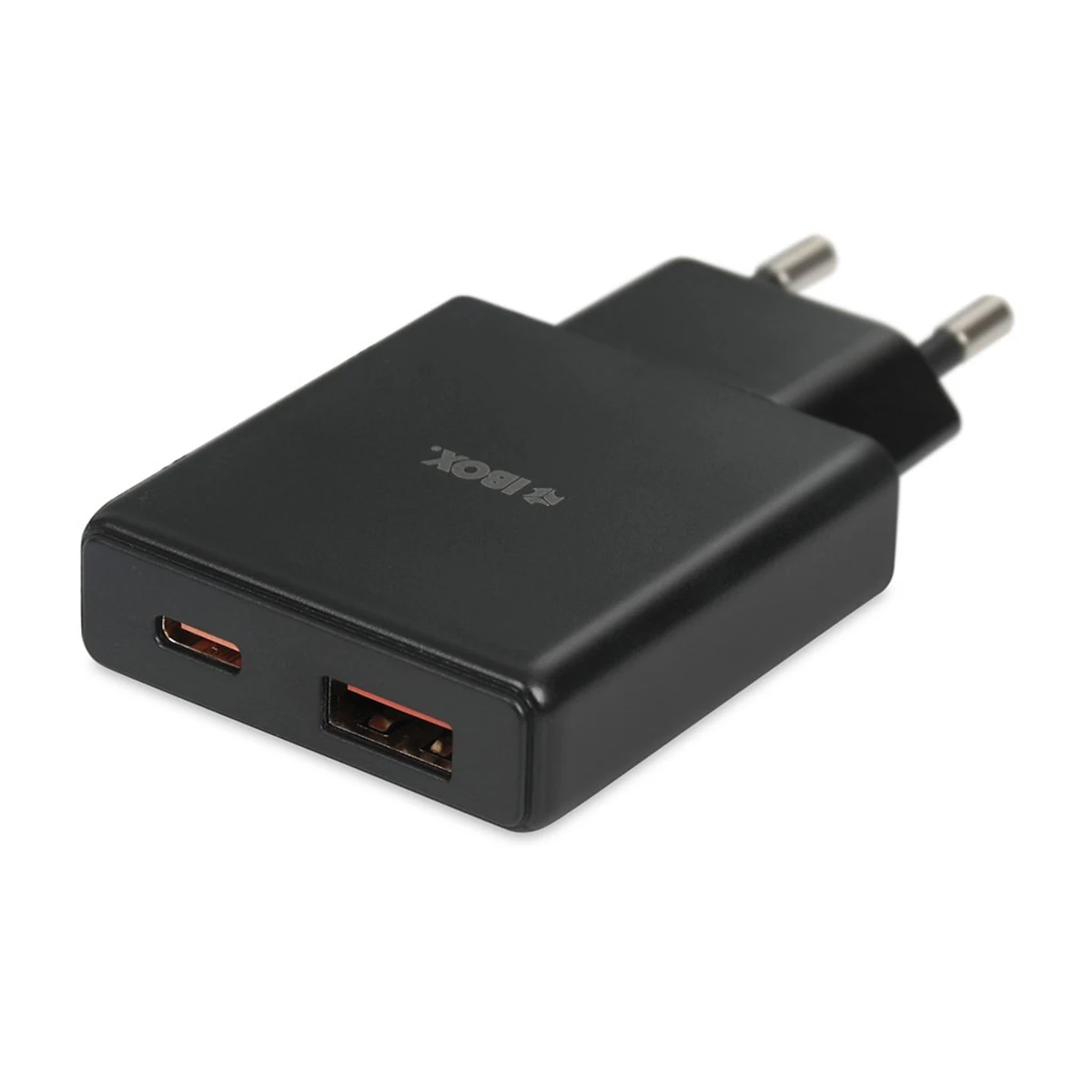 Ładowarka sieciowa USB-C IBOX C-43 PD 30W Slim, czarna