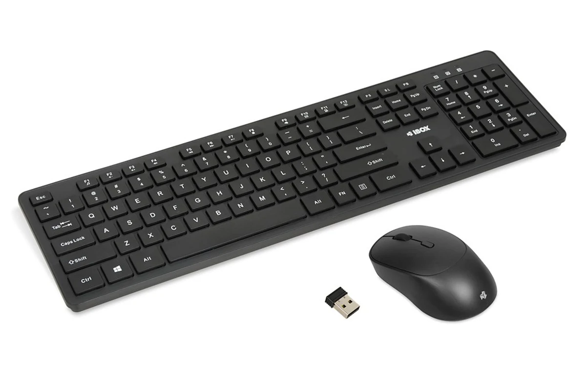IBOX Zestaw Bezprzewodowy Klucz + Mysz Workstation Pro Kit