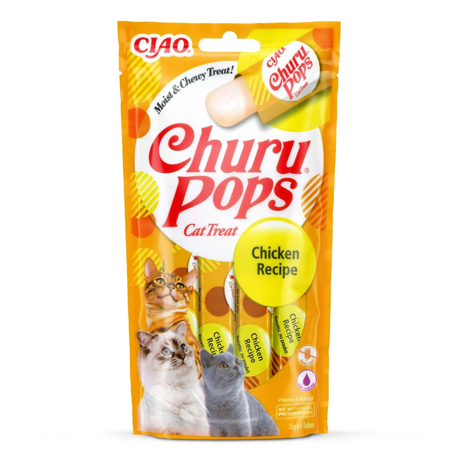 INABA Churu Pops Kurczak - 4x15 g — zdjęcie 1 z 7