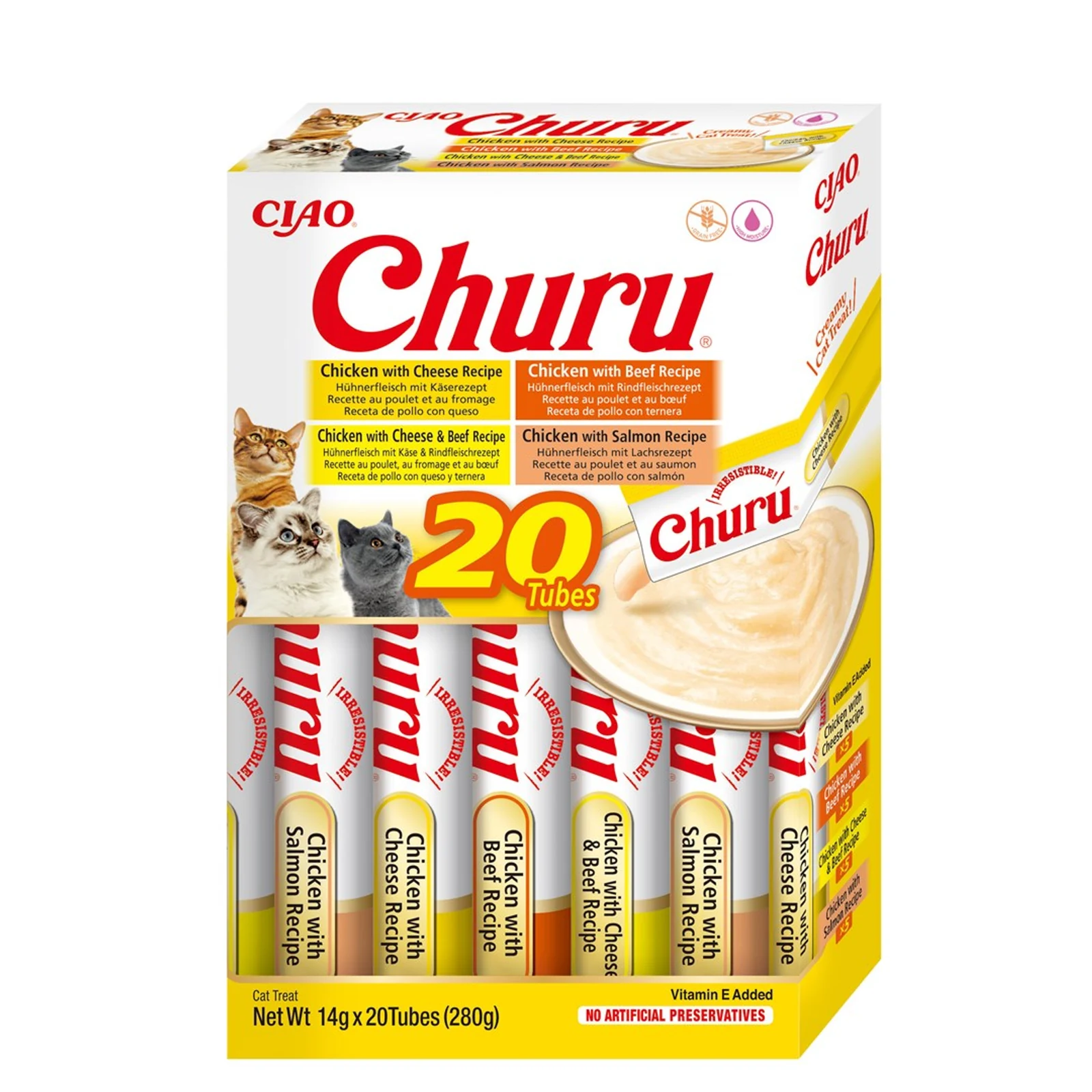 INABA CHURU Varietes Kurczak i Wołowina 20x14g — zdjęcie 1 z 6