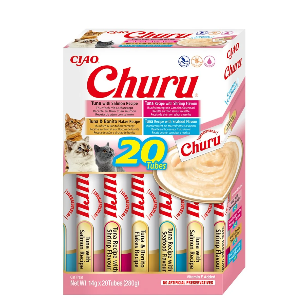 INABA CHURU Varietes Owoce morza 20x14g