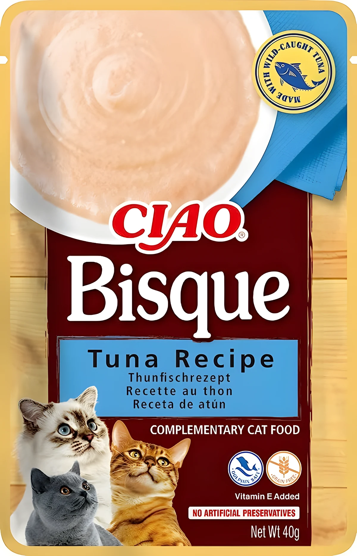 Przysmak INABA CIAO Gęsta zupa z tuńczykiem 40g