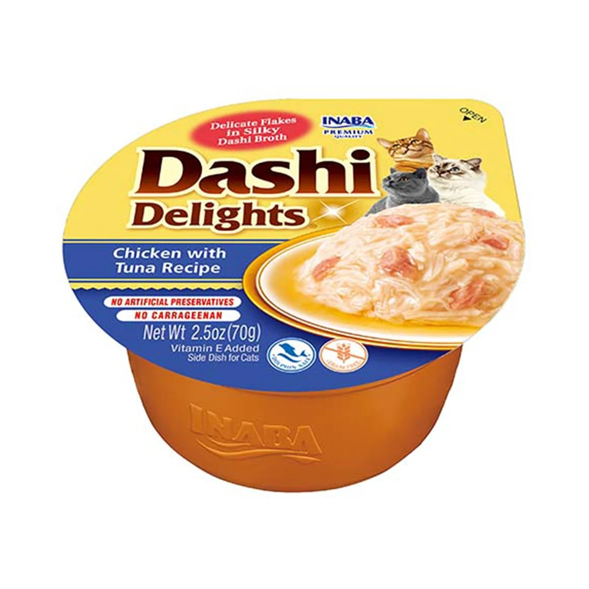 INABA Dashi Delights Kurczak Tuńczyk 70g